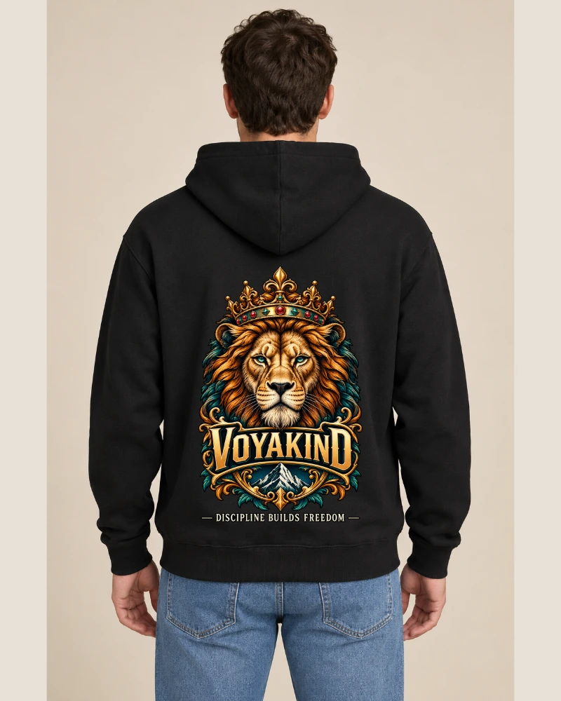 VOYAKIND Daily Graphic | Discipline Builds Freedom Hoodie