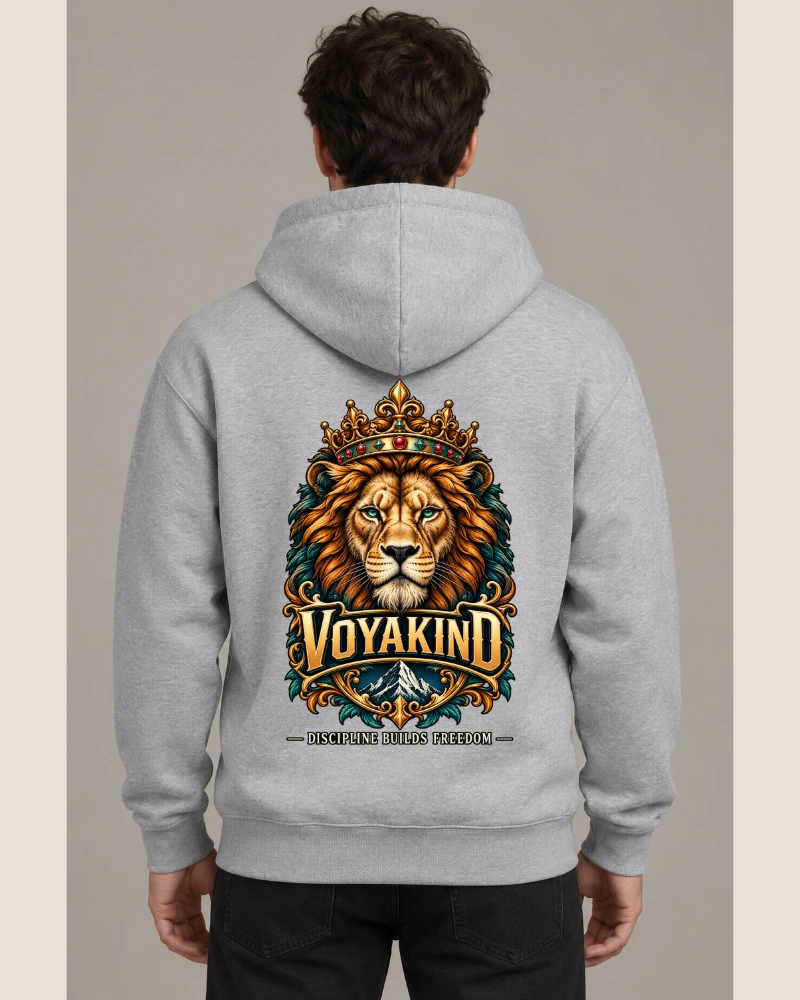 VOYAKIND Daily Graphic | Discipline Builds Freedom Hoodie