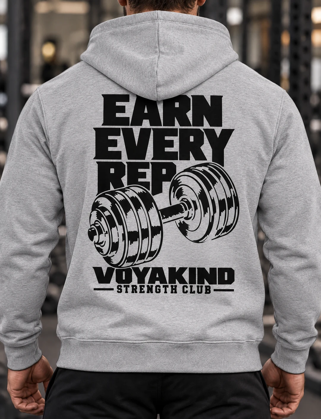 VOYAKIND Gym | Earn Every Rep Hoodie
