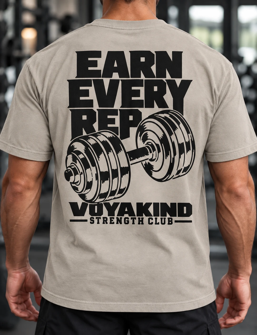 VOYAKIND Gym | Earn Every Rep Tee