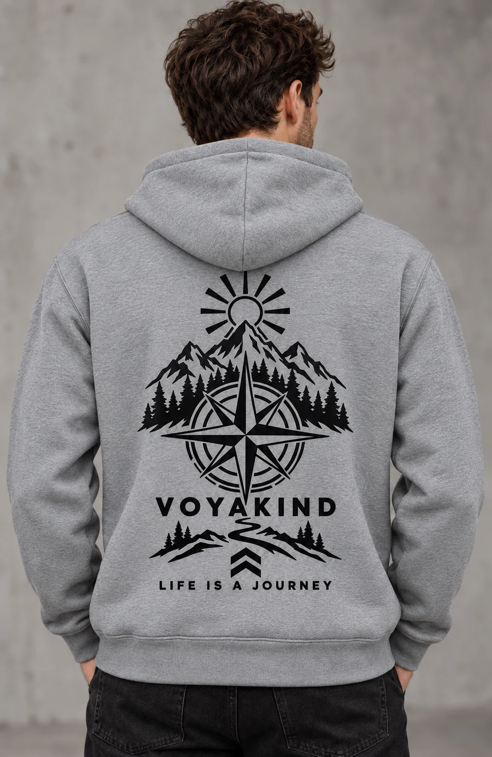 VOYAKIND Daily | Journey Compass Hoodie