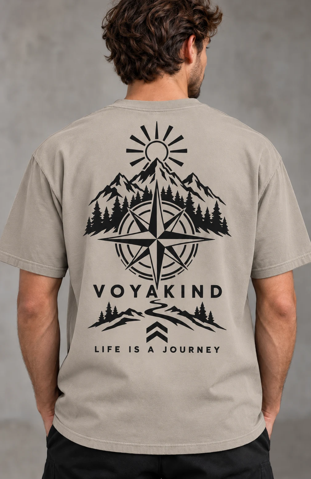 VOYAKIND Daily | Journey Compass Tee